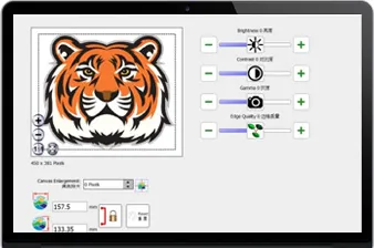 Select the image, set the size