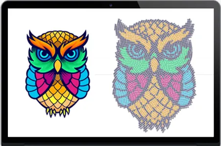 Convert image to Hot-fix Spangles